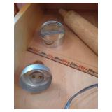 Rolling Pin, Pastry Cutter, Donut/Biscuit Cutter