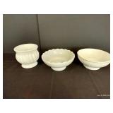 Individually Marked Milk Glass Bowls