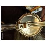 Granitware Colander & Pan, Sifter, Cutter & Egg Beater