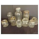 Hazel Atlas Jars w/ Special Logos, Squared Shoulders, Etc