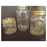 Hazel Atlas Jars w/ Special Logos, Squared Shoulders, Etc