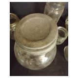 Hazel Atlas Jars w/ Special Logos, Squared Shoulders, Etc