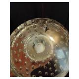 Murano Style Blown Glass Stem Vases