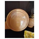 Oil Lamps, Vase, Japan Bird Plate & California Ash Tray