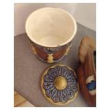 Misc. Art Deco Duck, Vase, Home-made Game, Etc