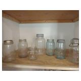 Lot of Vintage Canning Jars, Including Drey, Dominion, Improved, Gem, Root & Midland