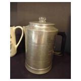 Foley Double Boiler, Ceramic Coffee Pot & Aluminum Kettle
