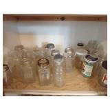 Unbranded Vintage Jars w/ Quilted Glass & Various Designs