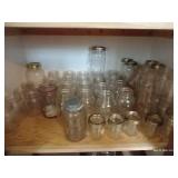 Large Lot of Kerr Self-Sealing Jars in Various Sizes