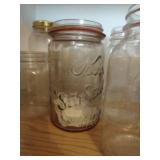 Large Lot of Kerr Self-Sealing Jars in Various Sizes