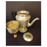 Pyrex Aluminum Coffee Pot & Other Percolators