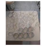 Large Lot of Stemware, Glasses, Juice Cups & Glass Mugs