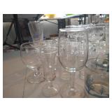 Large Lot of Stemware, Glasses, Juice Cups & Glass Mugs