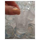 Large Lot of Stemware, Glasses, Juice Cups & Glass Mugs
