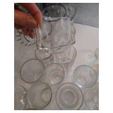 Large Lot of Stemware, Glasses, Juice Cups & Glass Mugs