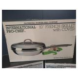 (3) New in Box International Pro-Chef Pots & Pan