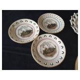 Vintage Souvenir China, including "Royal Winton Champlain Monument" Set