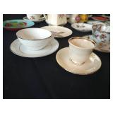 Matching Tea Cups & Saucers w/ Many Unmatched & Tea Pots