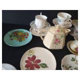 Matching Tea Cups & Saucers w/ Many Unmatched & Tea Pots