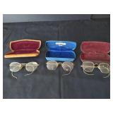 (3) Antique Spectacles w/ Cases