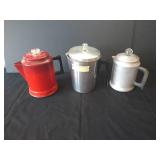 "Worthmore" "Comet" & "Cameo" Coffee Pots
