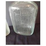 (2) Vintage Home Juice Orange Juice Bottles w/ Original Lids, 64 fl oz