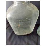 (2) Vintage Home Juice Orange Juice Bottles w/ Original Lids, 64 fl oz