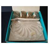 In Original Box- Informal Seashell Snack Set of 4