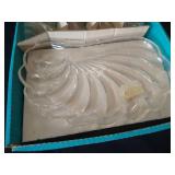 In Original Box- Informal Seashell Snack Set of 4