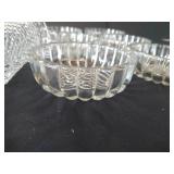 Mixed Glass Plates & Bowls, including Jeannette Glass Berry Bowls, etc.