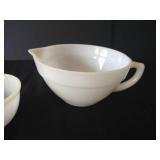 Fire King Mixing Bowl & Small Bowl