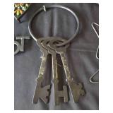 Metal Decor- Trivet, Bell, Candle Holders, Etc