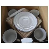 New Windsor Browne Sets of Dishes & Glasses