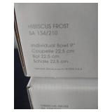 New in Box Mikasa "Hibiscus Frost" 9" Bowls
