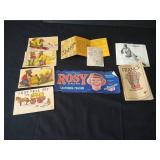 Ephemera Lot: YMCA 1918 about WWI, Postcards, Stamps, Etc