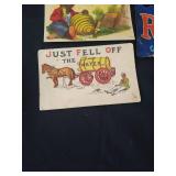 Ephemera Lot: YMCA 1918 about WWI, Postcards, Stamps, Etc
