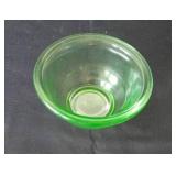 Hazel Atlas Uranium Glass Bowl