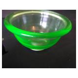 Hazel Atlas Uranium Glass Bowl