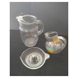 Glass Juicer, Orange Juice Pitcher & Libbey Glass Chateau Pitcher (74 oz)