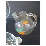 Glass Juicer, Orange Juice Pitcher & Libbey Glass Chateau Pitcher (74 oz)