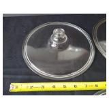 (5) Pyrex Lids- Two Matching Styles & Three Random
