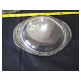(5) Pyrex Lids- Two Matching Styles & Three Random