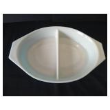 Pyrex Horizon Blue Divided Casserole Dish 1 1/2 quart