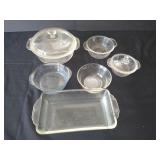 Vintage Fire King Glass Bakeware/ Ovenware