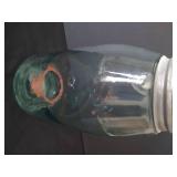 Antique "Triple L" Ball Mason Jar, Half Gallon w/ Bubbles