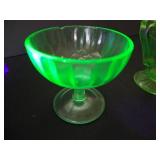 (2) Uranium Glass Pieces