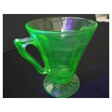 (2) Uranium Glass Pieces