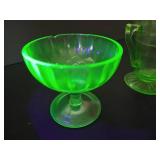 (2) Uranium Glass Pieces