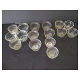 Many Vintage Jelly Jars by Hazel Atlas/Kerr