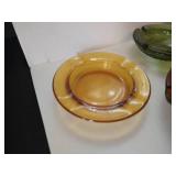 Vintage Colored Glass Ash Trays